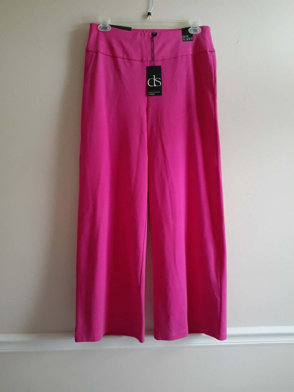 DEAR SCARLETT Women's Solid Straight Leg Magic Pants - Picture 8 of 11